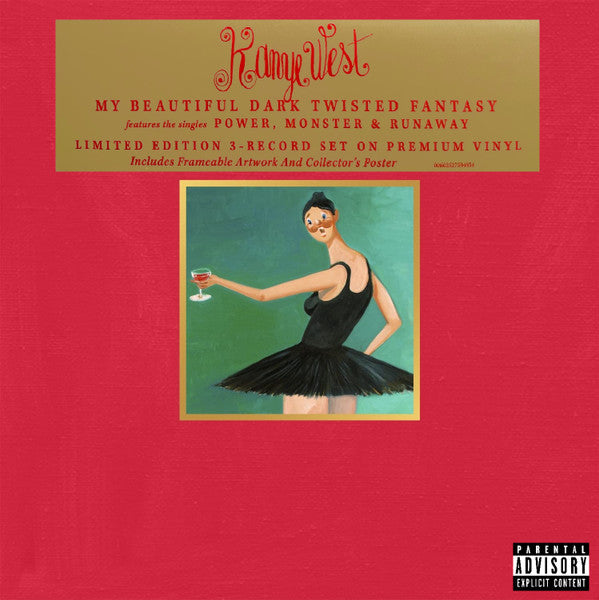 Kanye West - My Beautiful Dark Twisted Fantasy (3xLP, Album, Ltd, RE)