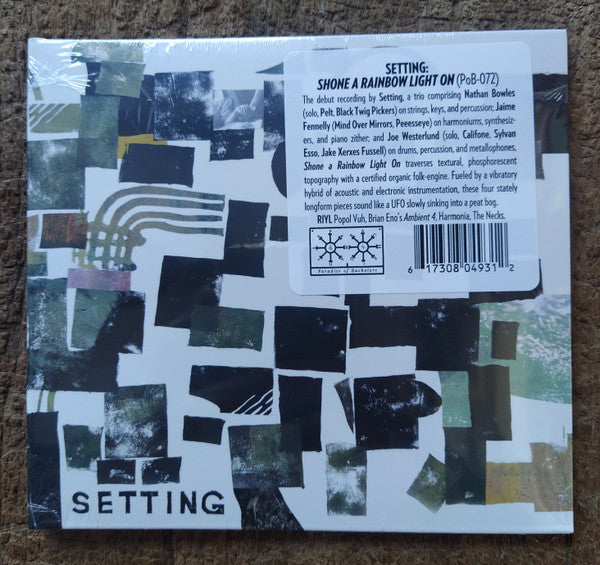 Setting - Shone A Rainbow Light On (CD, Album, Dig)