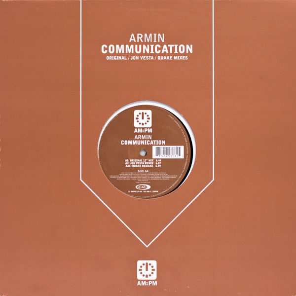 Armin* - Communication (12")