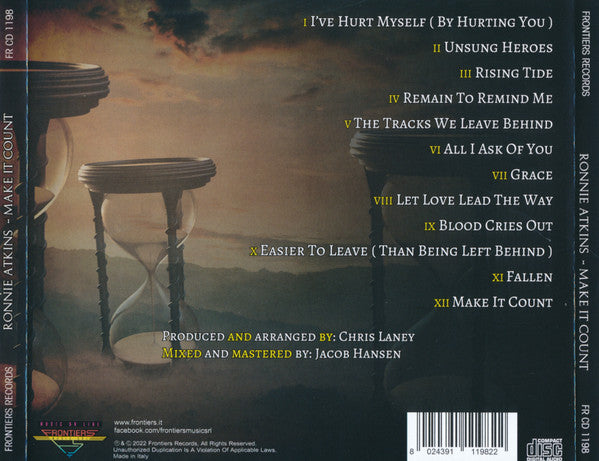 Ronnie Atkins - Make It Count (CD, Album)
