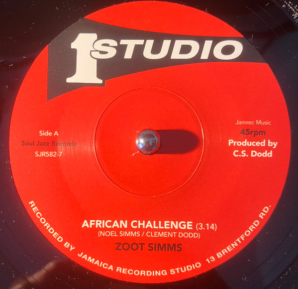 Zoot Simms - African Challenge (7", RE)