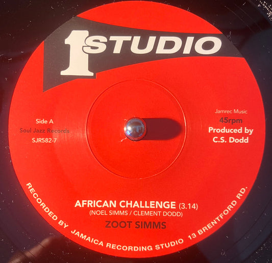 Zoot Simms - African Challenge (7", RE)