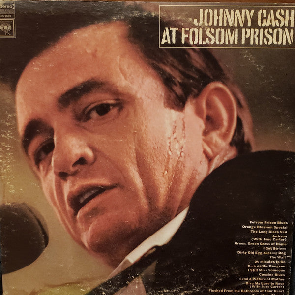 Johnny Cash - At Folsom Prison (LP, Album, San)