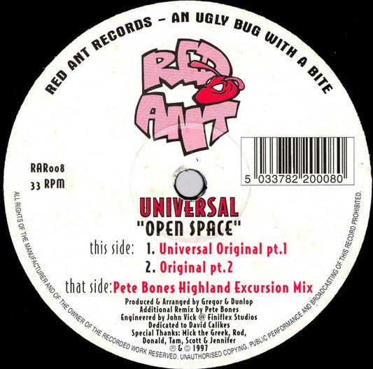 Universal (3) - Open Space (12")