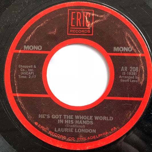 Laurie London - He's Got The Whole World In His Hands (7", Mono)