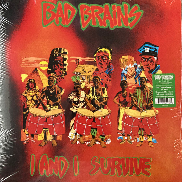 Bad Brains - I And I Survive  (12", EP, RE, RM)