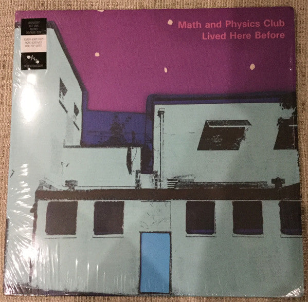Math And Physics Club - Lived Here Before (LP, Album, Blu)