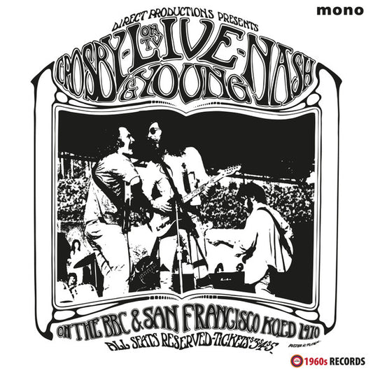 Crosby, Nash & Young - Crosby, Nash & Young Live on TV 1970 (LP, Comp, Mono, Unofficial)