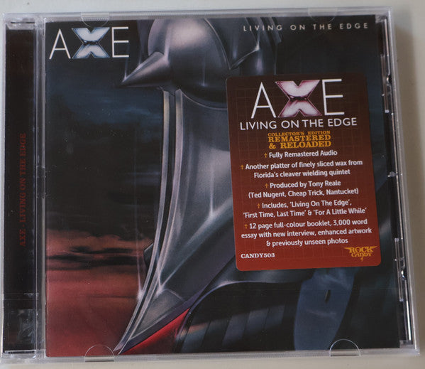 Axe - Living On The Edge (CD, Album, RE, RM)
