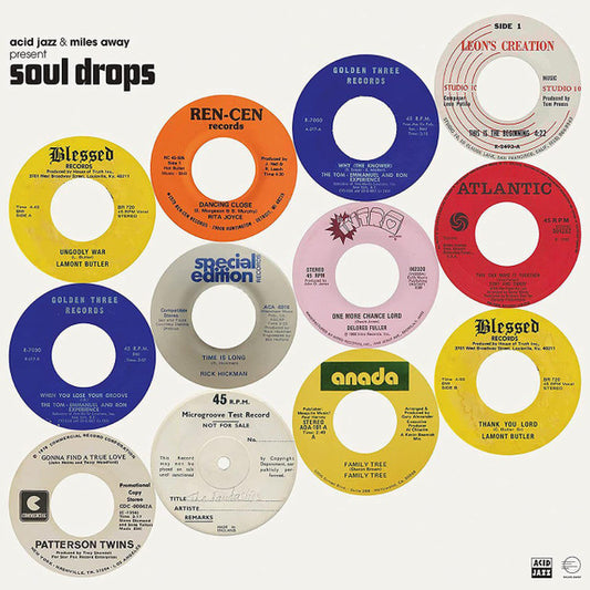 Various - Acid Jazz & Miles Away Present Soul Drops (LP, Comp)