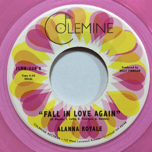 Alanna Royale - Fall In Love Again (7", Single, Ltd, Pin)