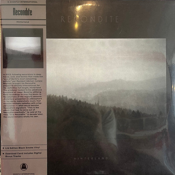 Recondite - Hinterland (2xLP, Album, Ltd, RE, Bla)