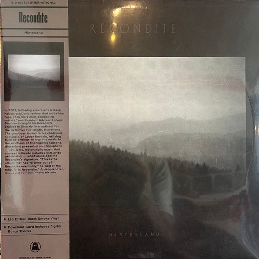 Recondite - Hinterland (2xLP, Album, Ltd, RE, Bla)