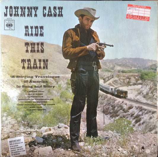 Johnny Cash - Ride This Train (LP, Album, Mono)