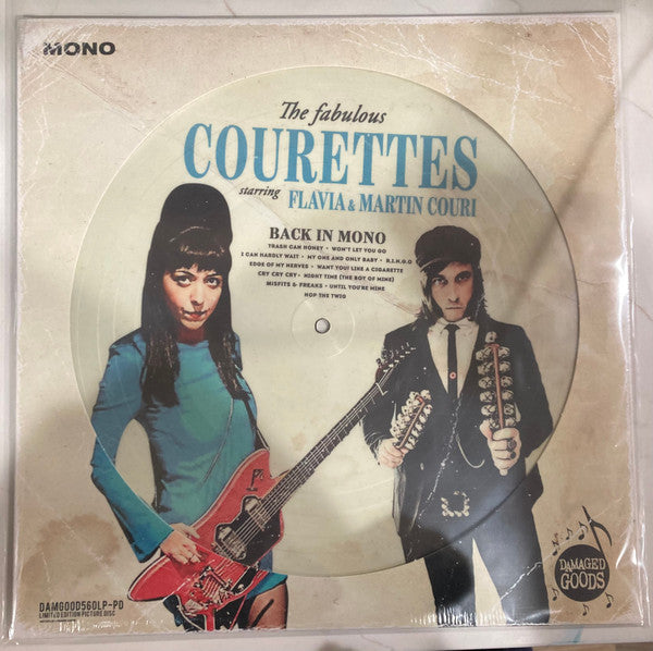 The Courettes - Back In Mono (LP, Mono, Pic)