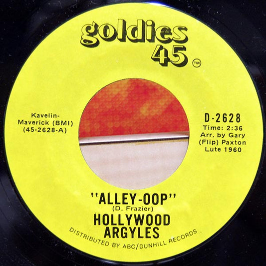 Hollywood Argyles - Alley-Oop / Sho' Know A Lot About Love (7", Single)