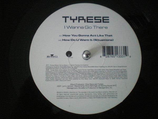 Tyrese - I Wanna Go There (12", Promo, Smplr)