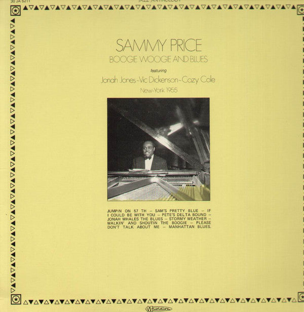 Sammy Price - Boogie Woogie And Blues (LP, Album)
