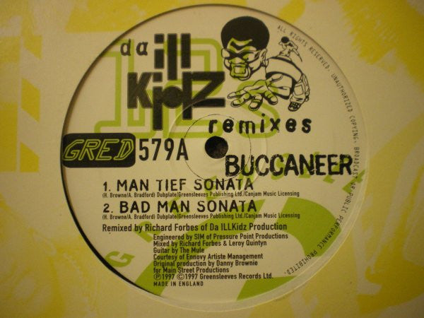Buccaneer - Man Tief Sonata / Bad Man Sonata (12")