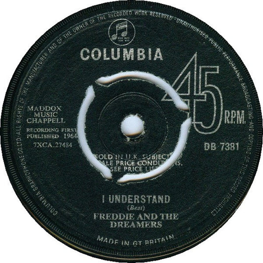 Freddie And The Dreamers* - I Understand (7", 3 p)