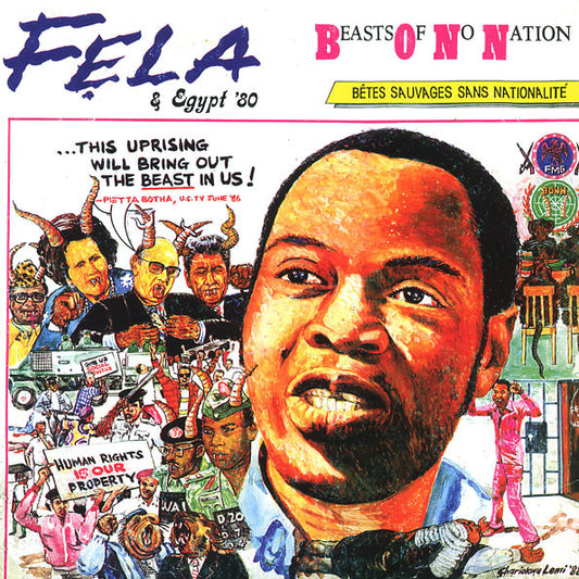 Fela Anikulapo-Kuti* & Egypt '80* - Beasts Of No Nation (LP, Album, RE)