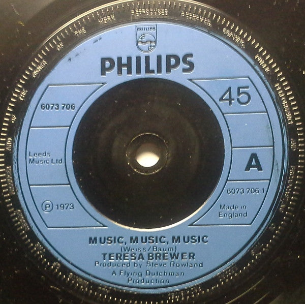 Teresa Brewer - Music, Music, Music / School Days (7")