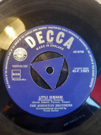 The Johnston Brothers - Little Serenade (7")