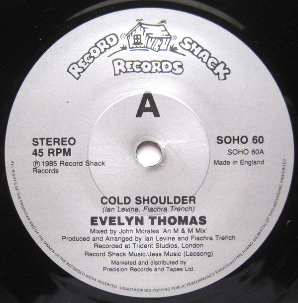 Evelyn Thomas - Cold Shoulder (7", Single)