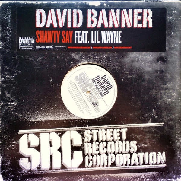 David Banner Feat. Lil Wayne - Shawty Say (12")