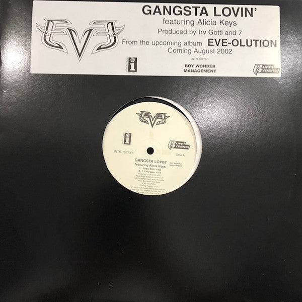 Eve (2) featuring Alicia Keys - Gangsta Lovin' (12", Single, Promo)
