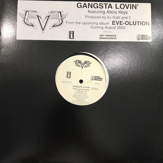 Eve (2) featuring Alicia Keys - Gangsta Lovin' (12", Single, Promo)