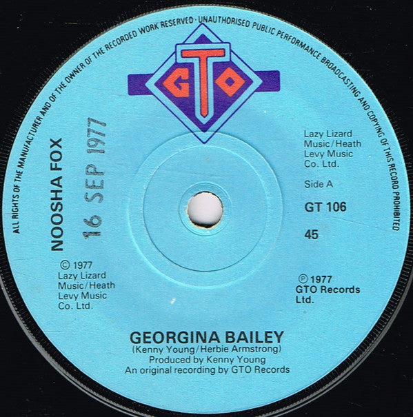 Noosha Fox - Georgina Bailey (7", Single)