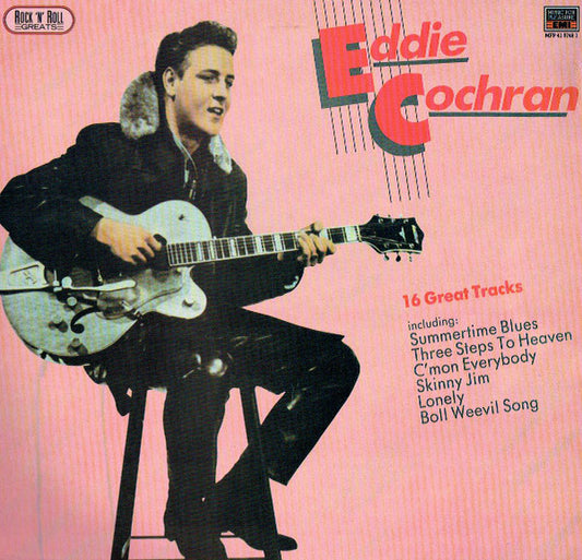Eddie Cochran - 16 Great Tracks (LP, Comp, Mono)