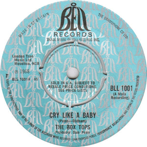 The Box Tops* - Cry Like A Baby (7", Pus)