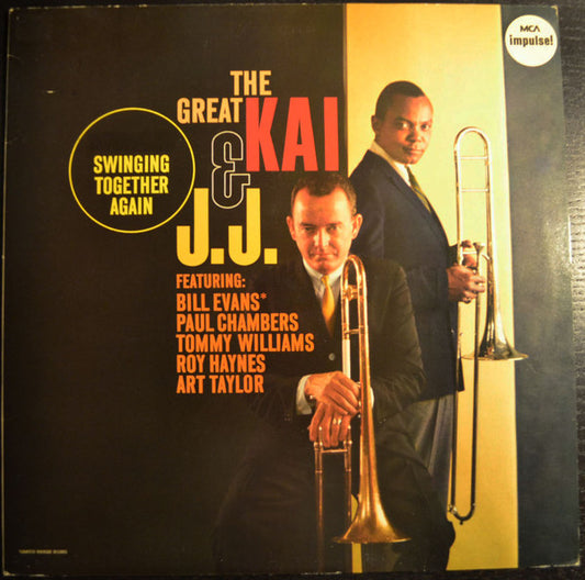 J.J. Johnson & Kai Winding - The Great Kai & J. J. - Swinging Together Again (LP, Album, RE)