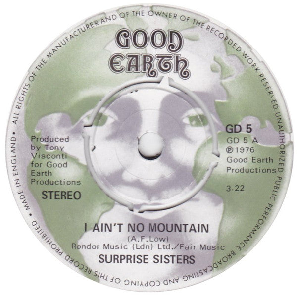 Surprise Sisters* - I Ain't No Mountain (7", Single)