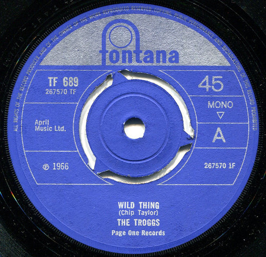 The Troggs - Wild Thing (7", Single, Mono, 3-P)
