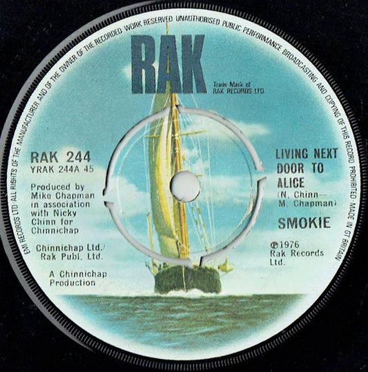 Smokie - Living Next Door To Alice (7", Single)