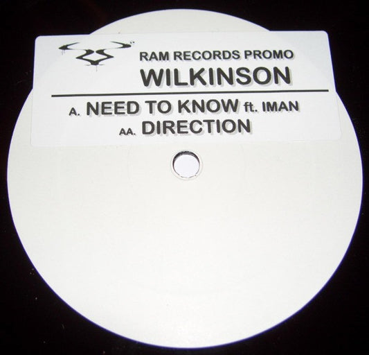 Wilkinson (4) - Need To Know / Direction (12", Promo, W/Lbl, Sti)