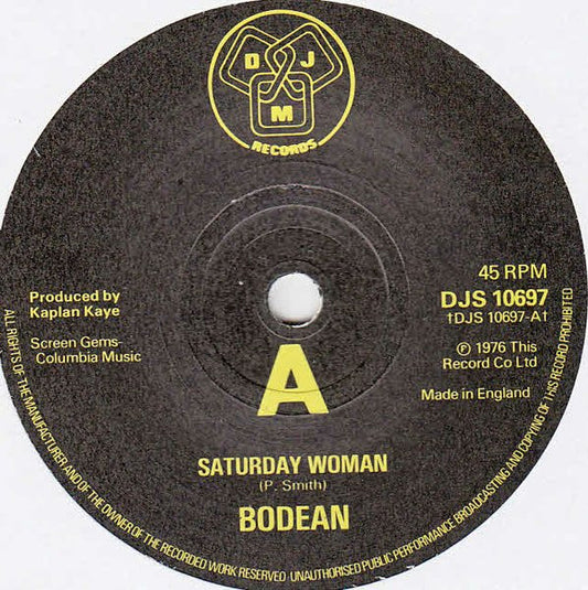 Bodean - Saturday Woman (7")