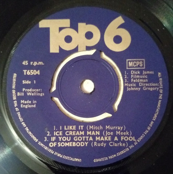 Unknown Artist - Top 6 (7", EP)