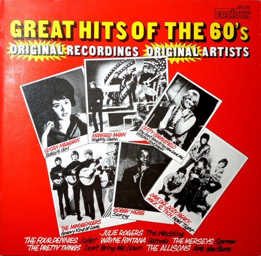 Various - Great Hits Of The 60's (LP, Comp)
