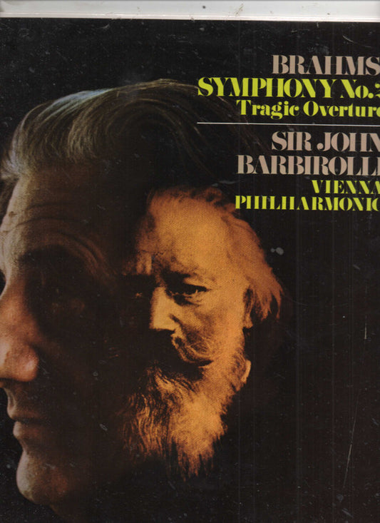 Brahms*, Sir John Barbirolli, Vienna Philharmonic* - Symphony No. 2 And Tragic Overture (LP, RE)
