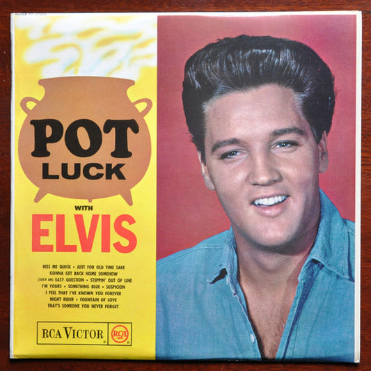 Elvis Presley - Pot Luck (LP, Album, Mono)