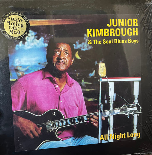 Junior Kimbrough & The Soul Blues Boys* - All Night Long (LP, Album, RE, RP)