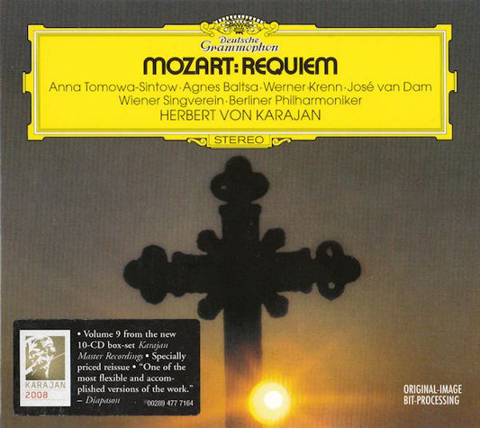 Mozart* - Anna Tomowa-Sintow, Agnes Baltsa, Werner Krenn, José van Dam, Wiener Singverein, Berliner Philharmoniker, Herbert von Karajan - Requiem (CD, Comp, RM, Dig)