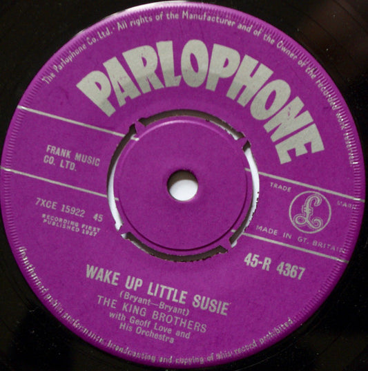 The King Brothers - Wake Up Little Susie / Winter Wonderland (7")