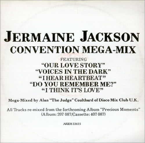 Jermaine Jackson - Convention Mega-Mix (12", Promo)