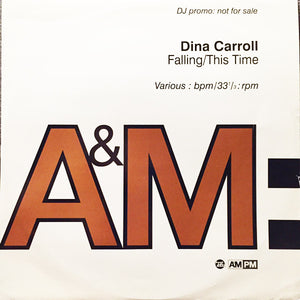Dina Carroll - Falling / This Time (12", Promo)