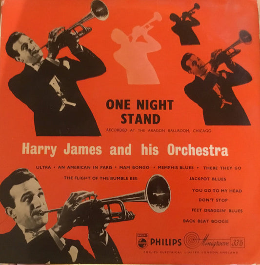 Harry James And His Orchestra - One Night Stand (LP, Mono)
